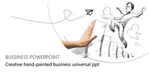 Hand drawn business men PowerPoint Templates PowerPoint Templates Free Download