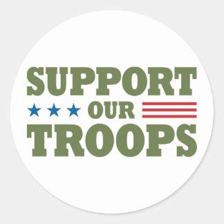 Support Our Troops Stickers | Zazzle