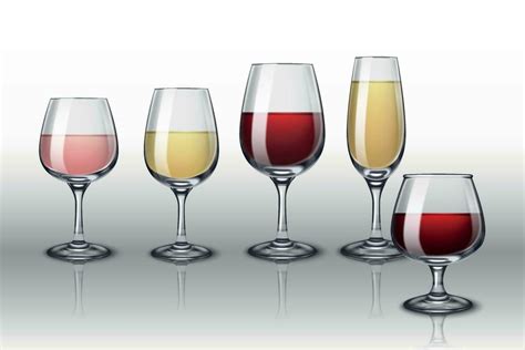 Alcohol Drinks Glasses Composition 27177414 Vector Art at Vecteezy