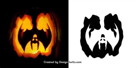 10 Free Halloween Scary Pumpkin Carving Stencils, Patterns, Templates ...