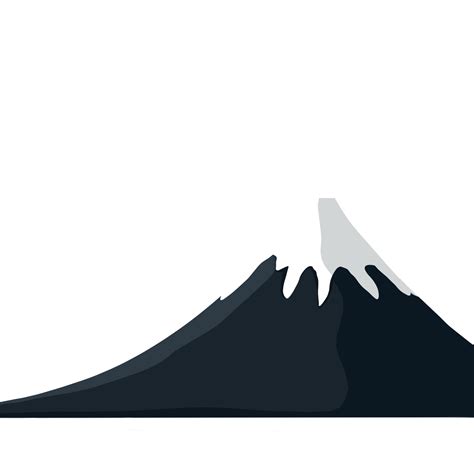 montaña Fuji. ilustración de la montaña. 14037398 PNG