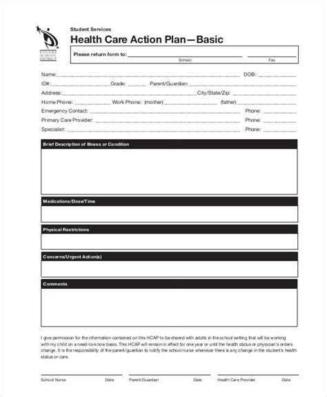 11+ Healthcare Plan Templates - PDF, Word