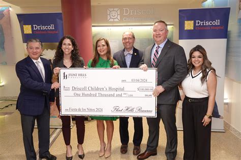 Flint Hills Resources presents $100,000 check to Driscoll for Fiesta de los Niños - Driscoll ...