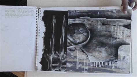 Sketchbook Gcse Art Title Page - Rectangle Circle