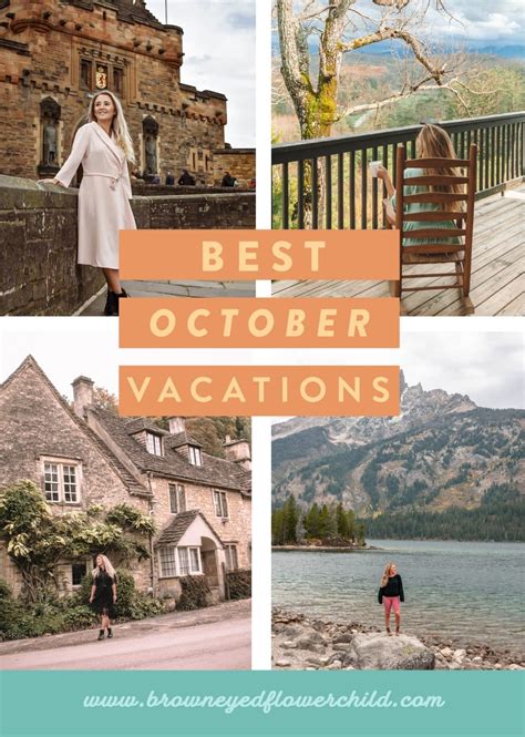 Best Vacation Destinations for October - Brown Eyed Flower Child