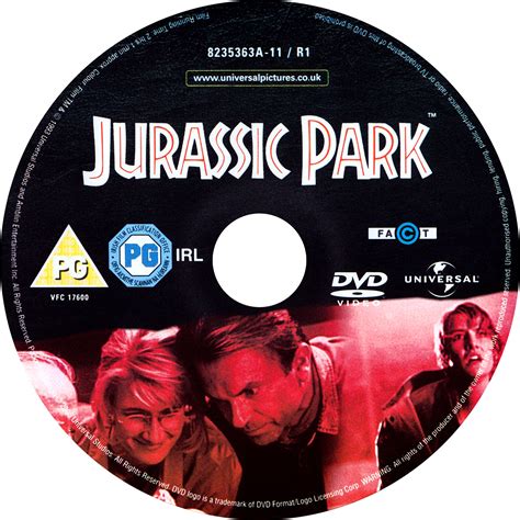 jurassic park 1993 r2 label | DVD Covers | Cover Century | Over 1.000.000 Album Art covers for free