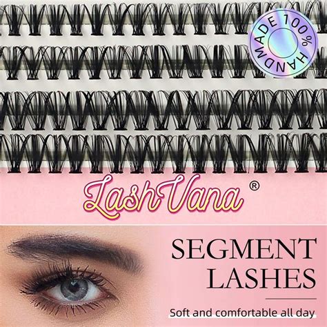 Lash Clusters DIY Eyelash 240 Cluster Lashes D Curl LASH Mega Volume Individual Lashes Eyelash ...