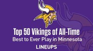 Top 50 Minnesota Vikings Players of All-Time