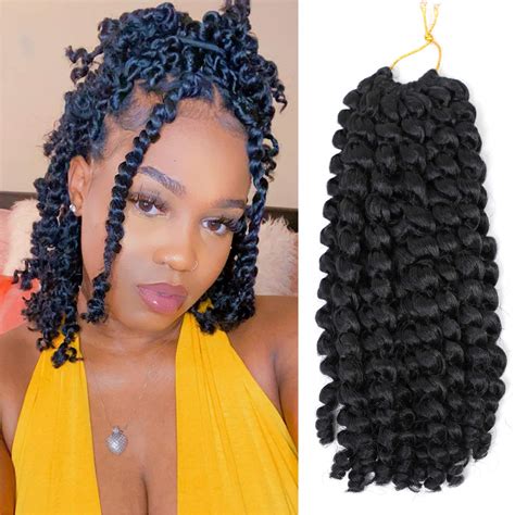 7-Pack 12 Inch Water Wave Passion Twist Crochet Hair for Black Women ...