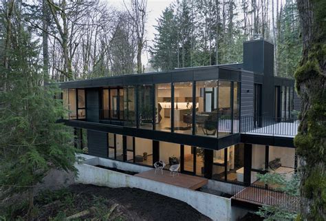 Oregon: This black-and-glass home is the perfect contemporary forest retreat | Architectural ...