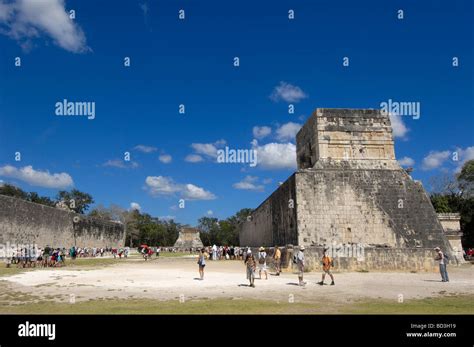 Ball Court Mayan ruins of Chichen Itza Mayan Riviera Yucatan Peninsula ...