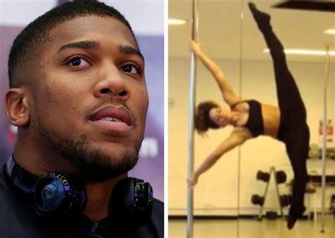 The pole dancer who captured boxer Anthony Joshua's heart