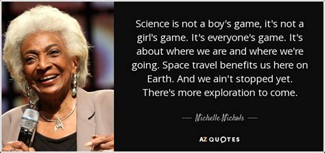 TOP 10 QUOTES BY NICHELLE NICHOLS | A-Z Quotes