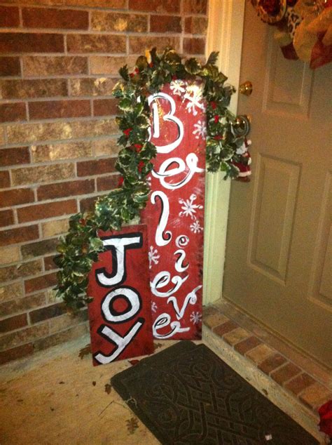 Wood Signs I painted only cost $3.25 to make them!! | Christmas wooden ...