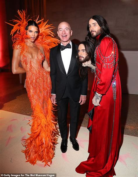 Jeff Bezos keeps up with the Kardashians at the Met Gala | Daily Mail ...