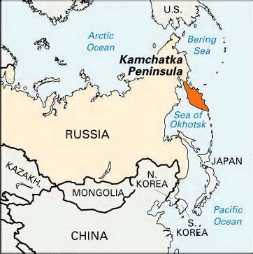 Kamchatka Peninsula Russia Map | Zip Code Map