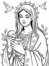 12 Virgin Mary Coloring Pages  Free To Download & Printable sketch template