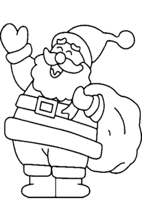 Free Printable Santa Coloring Pages For Kids - Tulamama