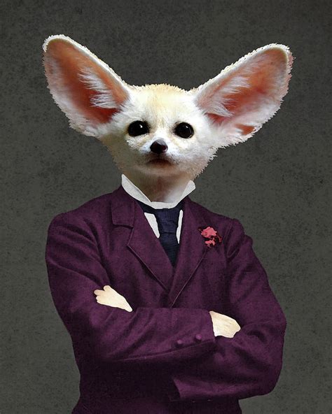 Fennec Fox Man Digital Art by Loveday Funck - Pixels