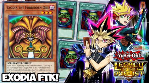 EXODIA FTK DECK! Yu-Gi-Oh! Legacy Of The Duelist: Link Evolution Exodia ...