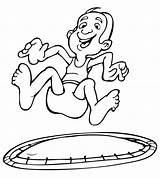 Trampoline Coloring Pages  Page Ultra sketch template