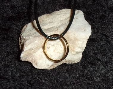 Ring Necklace with RADIANT LIGHT KHODAM - Mystic Morning Treasures