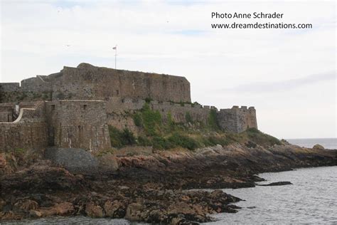 Castle Cornet Guernsey Island Channel Islands. The castle was ordered built by King John of ...