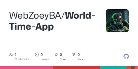 GitHub - WebZoeyBA/World-Time-App