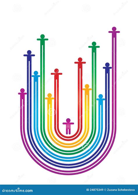 Rainbow Human Graphic Design Royalty Free Stock Images - Image: 24875349