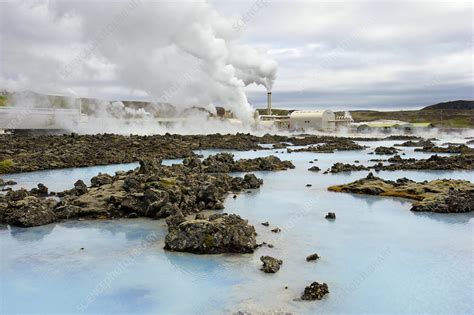 Blue Lagoon Geothermal Power Plant - Stock Image - C028/1040 - Science Photo Library