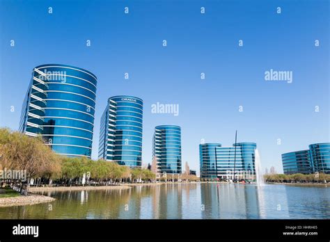 Oracle Corporation headquarters / buildings with a Oracle Team USA ...