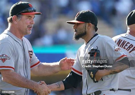 Bruce Bochy Sergio Romo Photos and Premium High Res Pictures - Getty Images