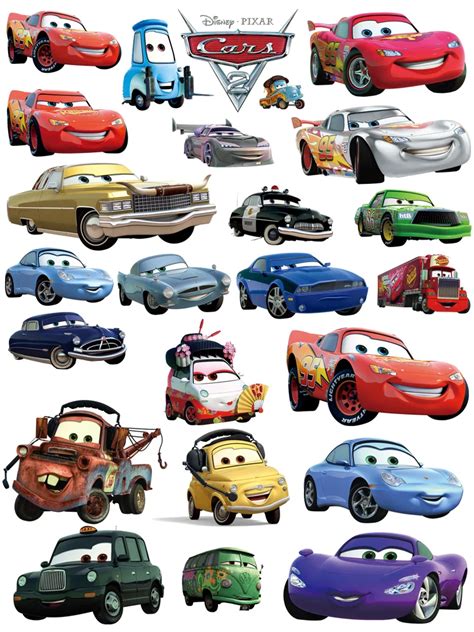 Cars, Lightning Mcqueen, Clipart Digital, PNG, Printable, Party ...