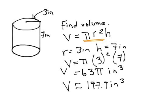 Surface Area and Volume of a Cylinder | Math, geometry, Solids, Surface Area And Volume Of A ...