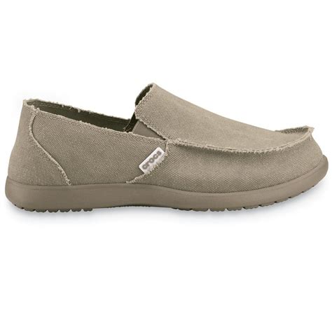 Crocs Santa Cruz Khaki, Canvas slip on shoe, for beach or casual wear ...