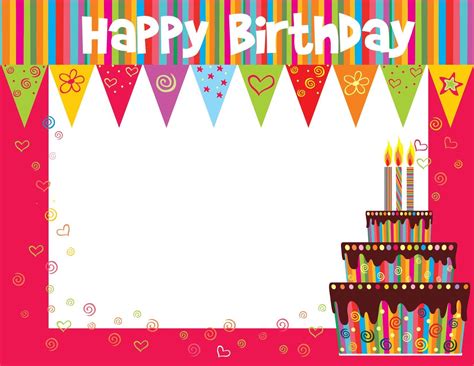 Custom Printable Birthday Cards