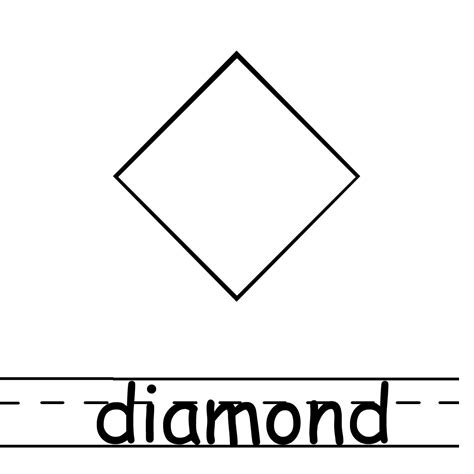 Free Diamond Shape Clipart Black And White, Download Free Diamond Shape ...