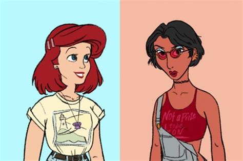 These Pictures Show Disney Princesses As Historically Accurate...To The 1990s | Disney, Disney ...