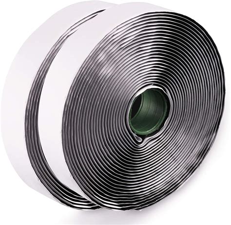 LLPT Hook and Loop Tape Color Black 1 Inch x 23Feet Each Roll Heavy ...