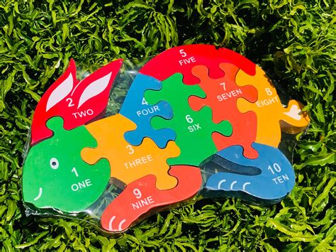 Rabbit Puzzle Kids Toy Jigsaw Wooden Puzzle Gift for Kids - Etsy