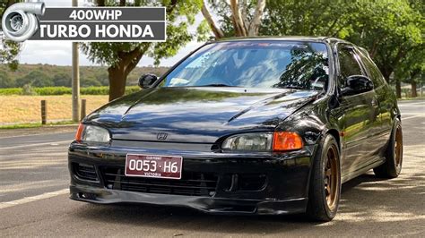 400HP TURBO B18C Honda Civic EG Hatch Review: The Perfect SLEEPER - YouTube