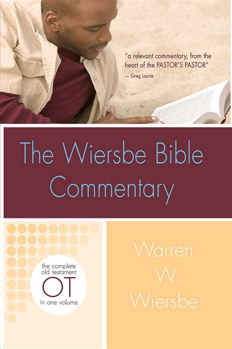 Wiersbe Bible Commentary Old Testament - Warren Wiersbe | David C. Coo ...