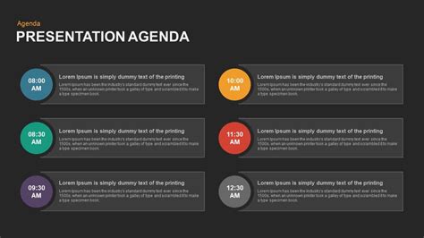 Agenda Template for PowerPoint and Keynote Presentation