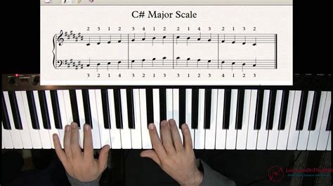 C# Major Scale - Learn to Play Piano - Lesson 46 - YouTube