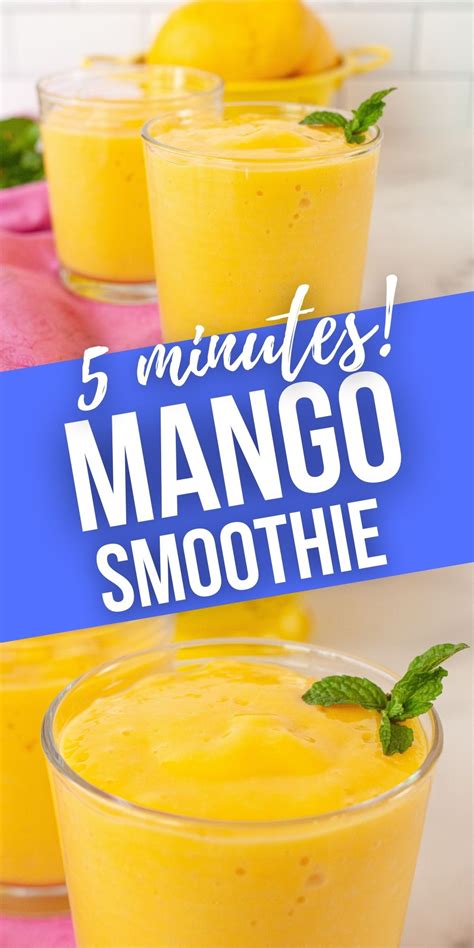 Mango Smoothie -Cool and Refreshing | It is a Keeper