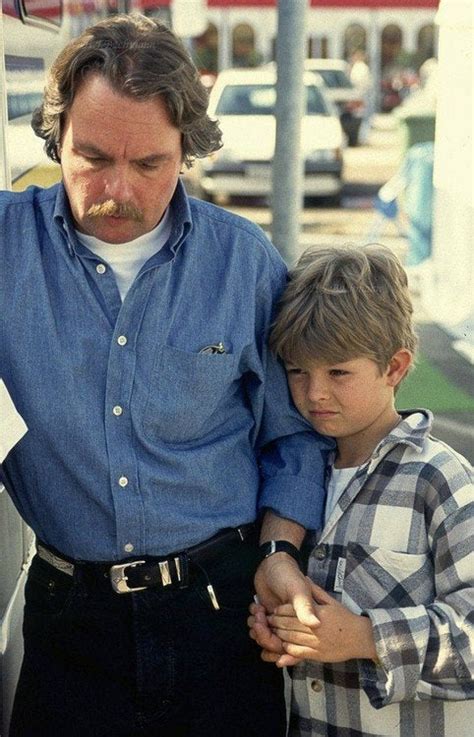 Keke Rosberg together with his son, Nico, date unknown [482x750] : F1Porn