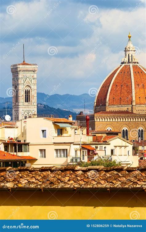 Aerial View, Towers of Florence, Italy with Duomo Stock Image - Image of europe, european: 152806259