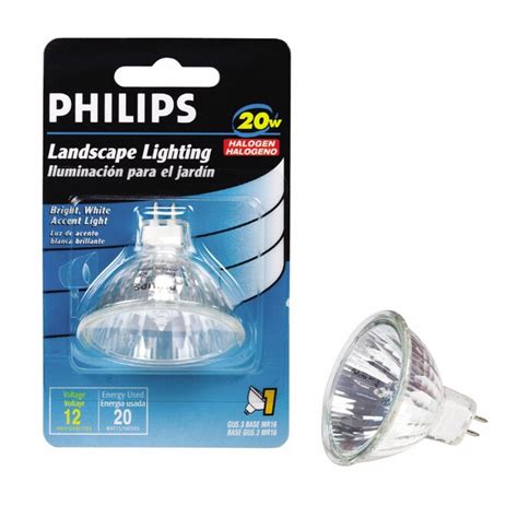 Philips MR16 Bright White Light Fixture Halogen Light Bulb in the Halogen Light Bulbs department ...