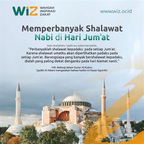 Perbanyak Shalawat di Hari Jumat – WAHDAH INSPIRASI ZAKAT