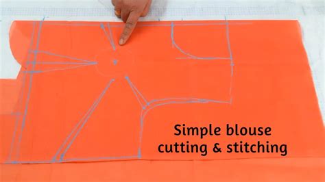 Blouse Cutting & Stitching | Simple Blouse Cutting & stitching | Easy ...